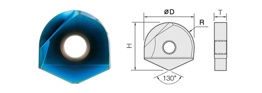 2 Flutes - BALL & Corner Radius