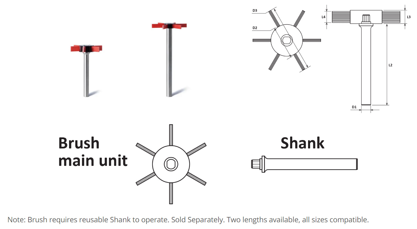 Xebec Brush™ Wheel Type