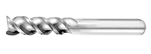 3 Flutes Flat End - Aluminium